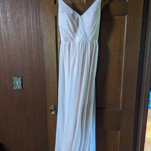 Light pink, floor length dress